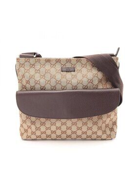 Gucci Shoulder Bag GG Canvas Beige
